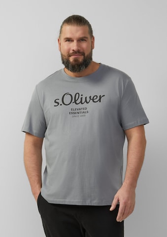 s.Oliver Men Big Sizes Футболка в Серый: спереди