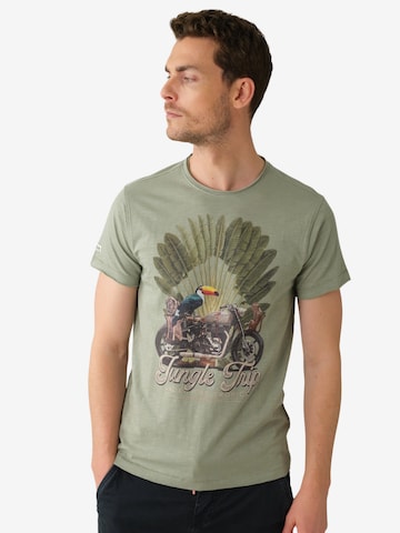 T-Shirt 'Aventura' Deeluxe en vert