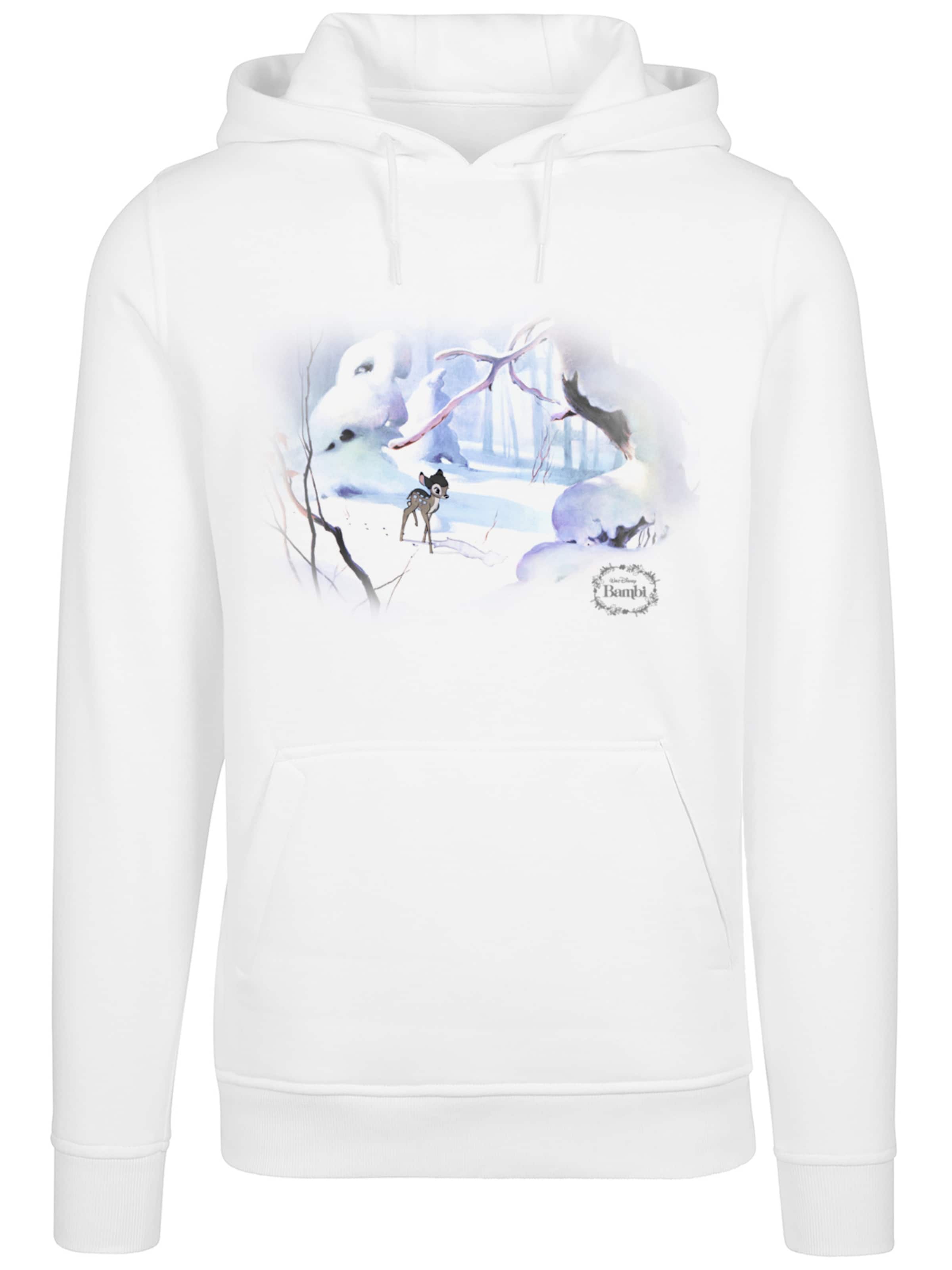 F4NT4STIC Sweatshirt in White: front
