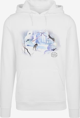 F4NT4STIC Sweatshirt 'Disney Bambi Snow' in White: front