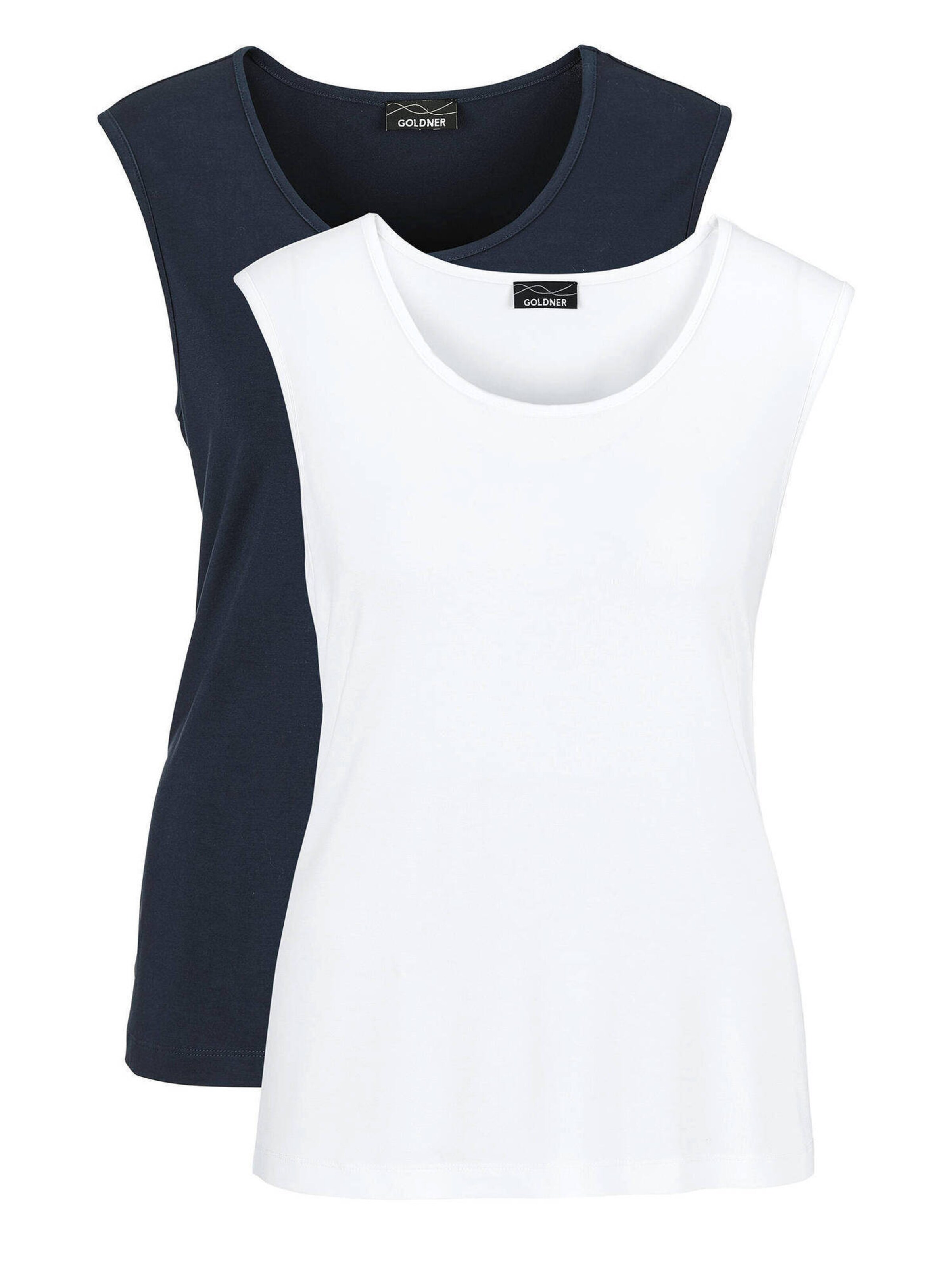 Goldner Top in Blauw: voorkant