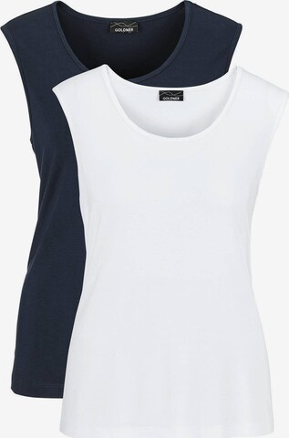 Haut Goldner en bleu : devant