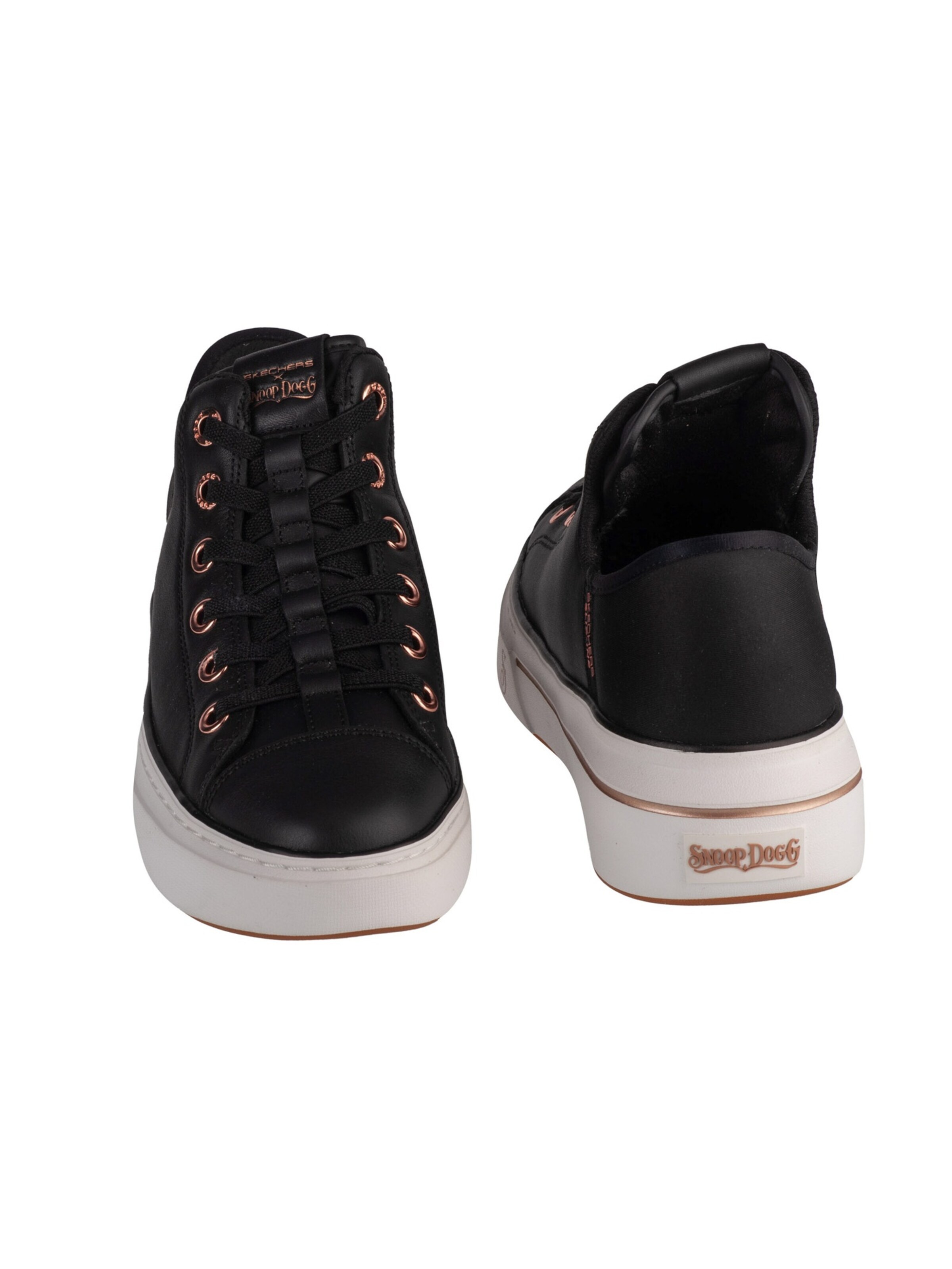SKECHERS Slip-on 'Skechers Slip-Ins: Snoop One - OG Leather' in Zwart
