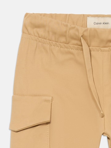 Calvin Klein Jeans Regularen Hlače | bež barva