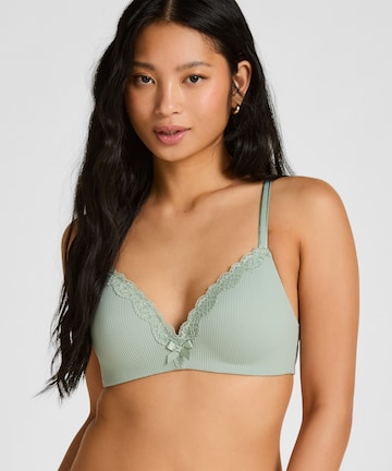 Hunkemöller Minimizer BH 'Lola' in Grün: Vorderseite