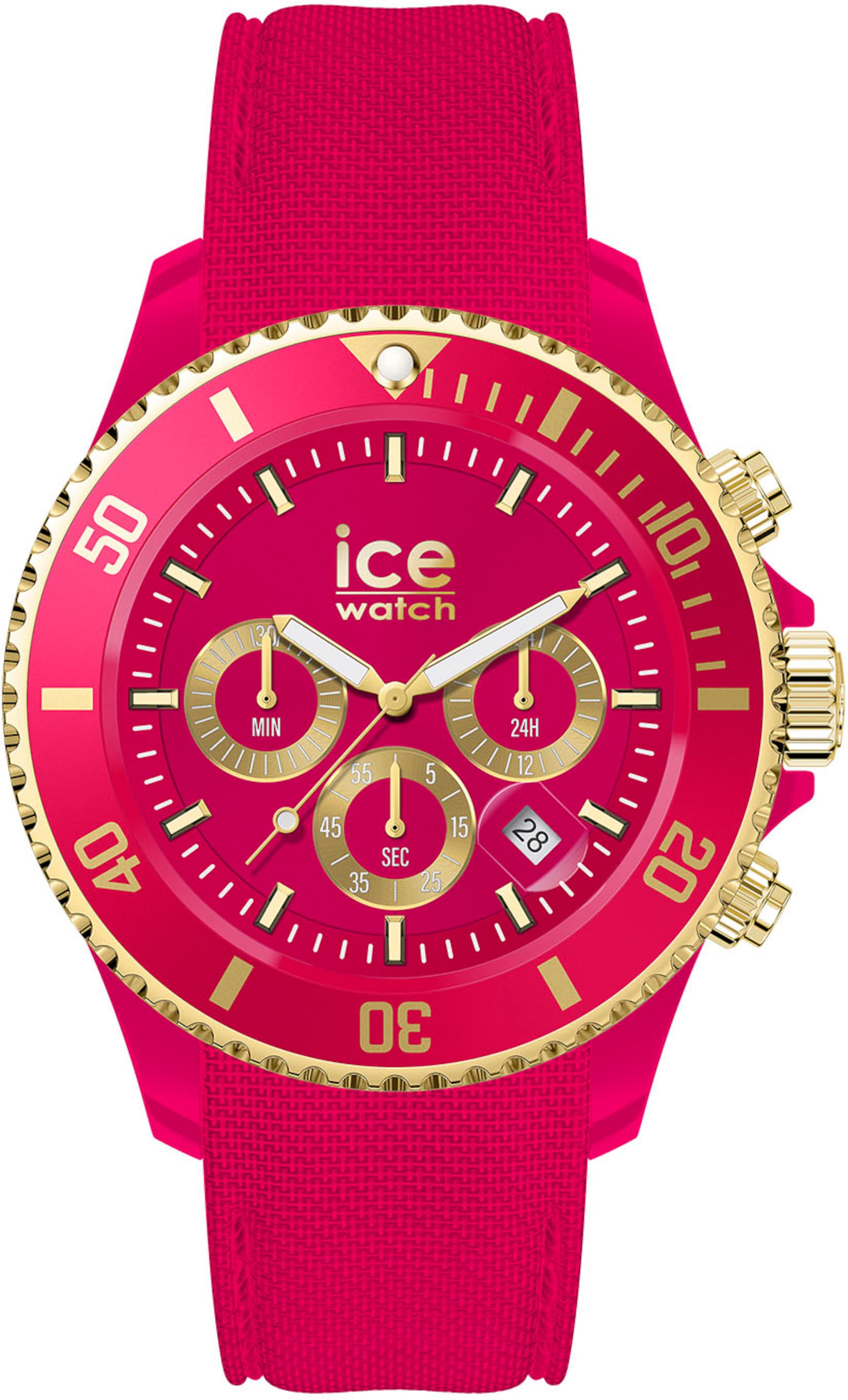 ICE WATCH Analoguhr in Pink: Vorderseite