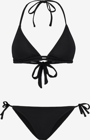 Shiwi Triangle Bikini 'LIZ' in Black: front