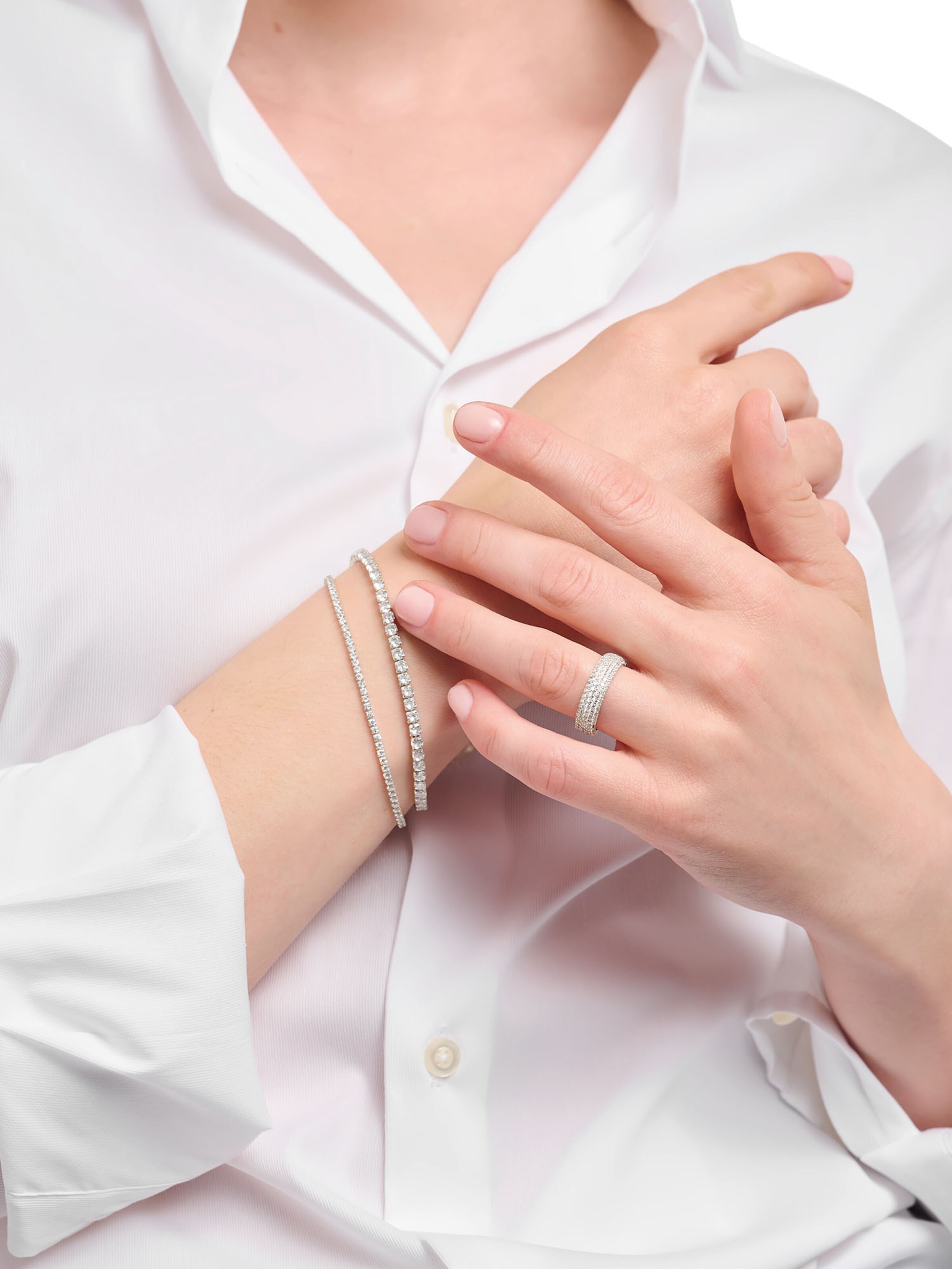 Thomas Sabo Armband in Silber: Vorderseite