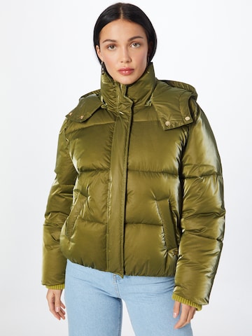 SCOTCH & SODA Winter Jacket in Green: front