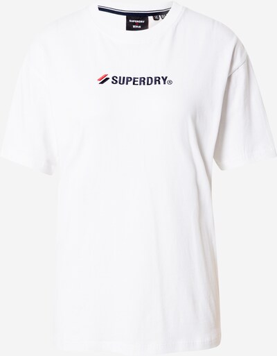 Superdry T-Shirt in navy / weiß, Produktansicht
