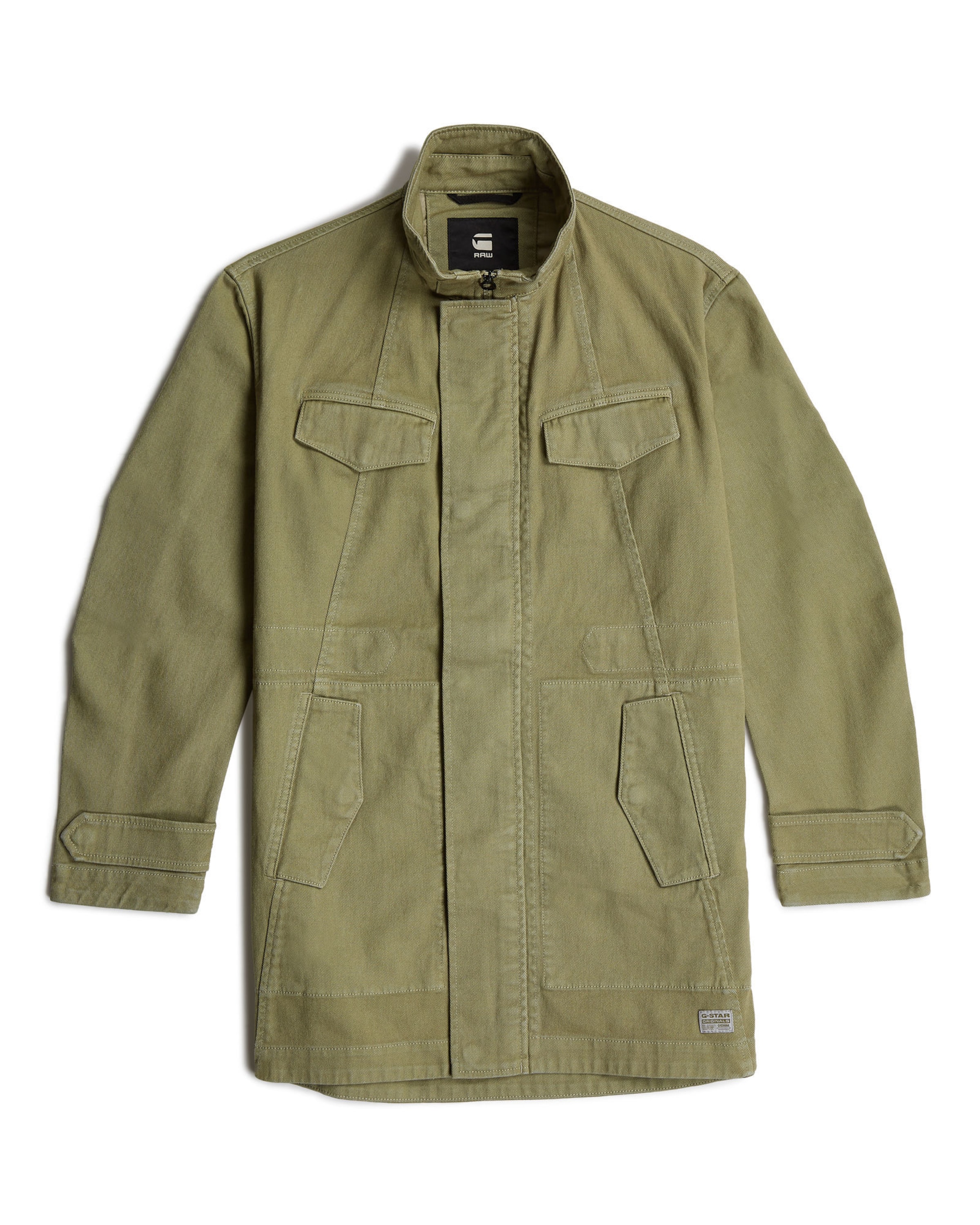 G-STAR Übergangsparka in Grün: Vorderseite
