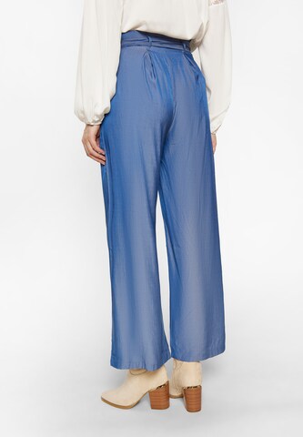 Wide Leg Pantalon à pince usha FESTIVAL en bleu