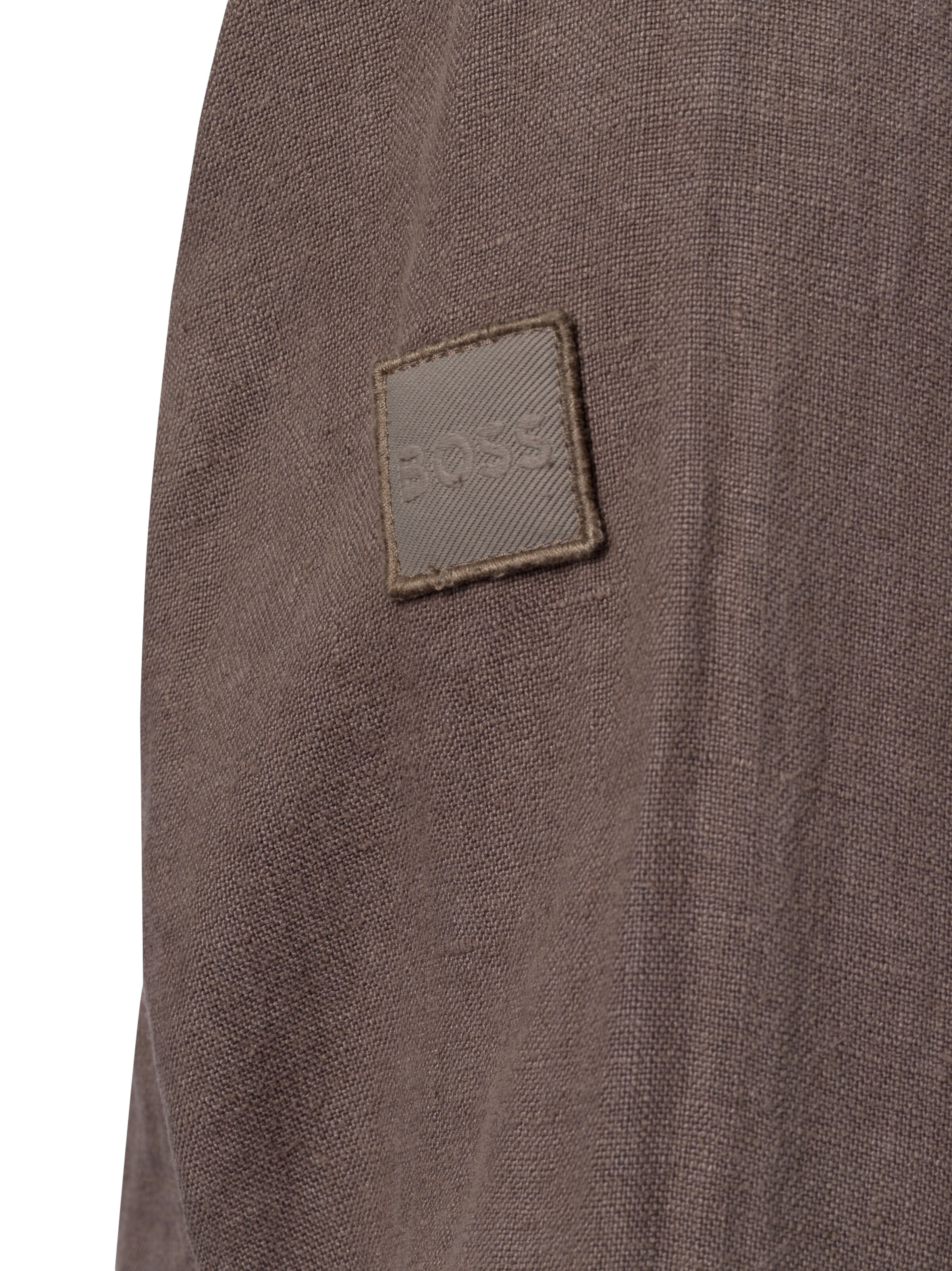 BOSS Regular fit Button Up Shirt 'Locky' in Beige