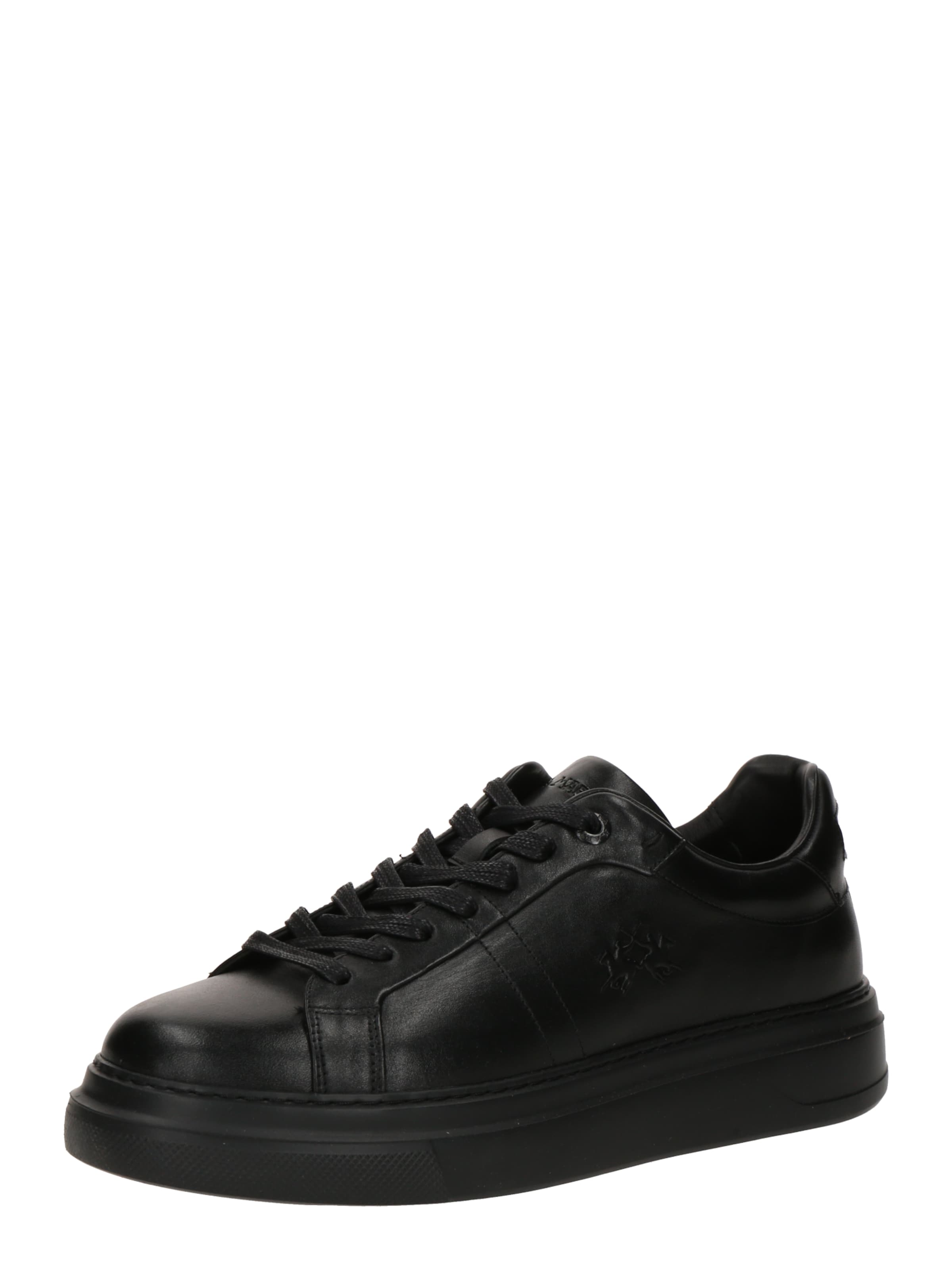 La Martina Sneakers in Black: front