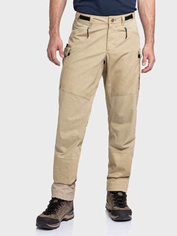 Regular Pantalon outdoor 'Maghera' Schöffel en beige : devant
