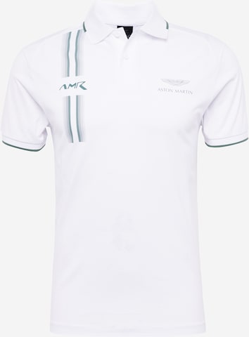 Hackett London - Camisa 'AMR' em branco: frente