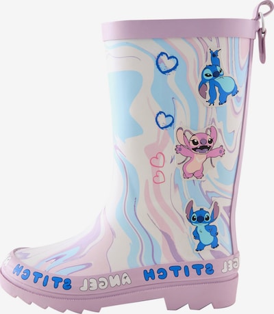 Next Kumisaappaat 'Wellies' koossa 33 värissä vaaleabeige / sininen / taivaansininen / syreeni, Tuotenäkymä