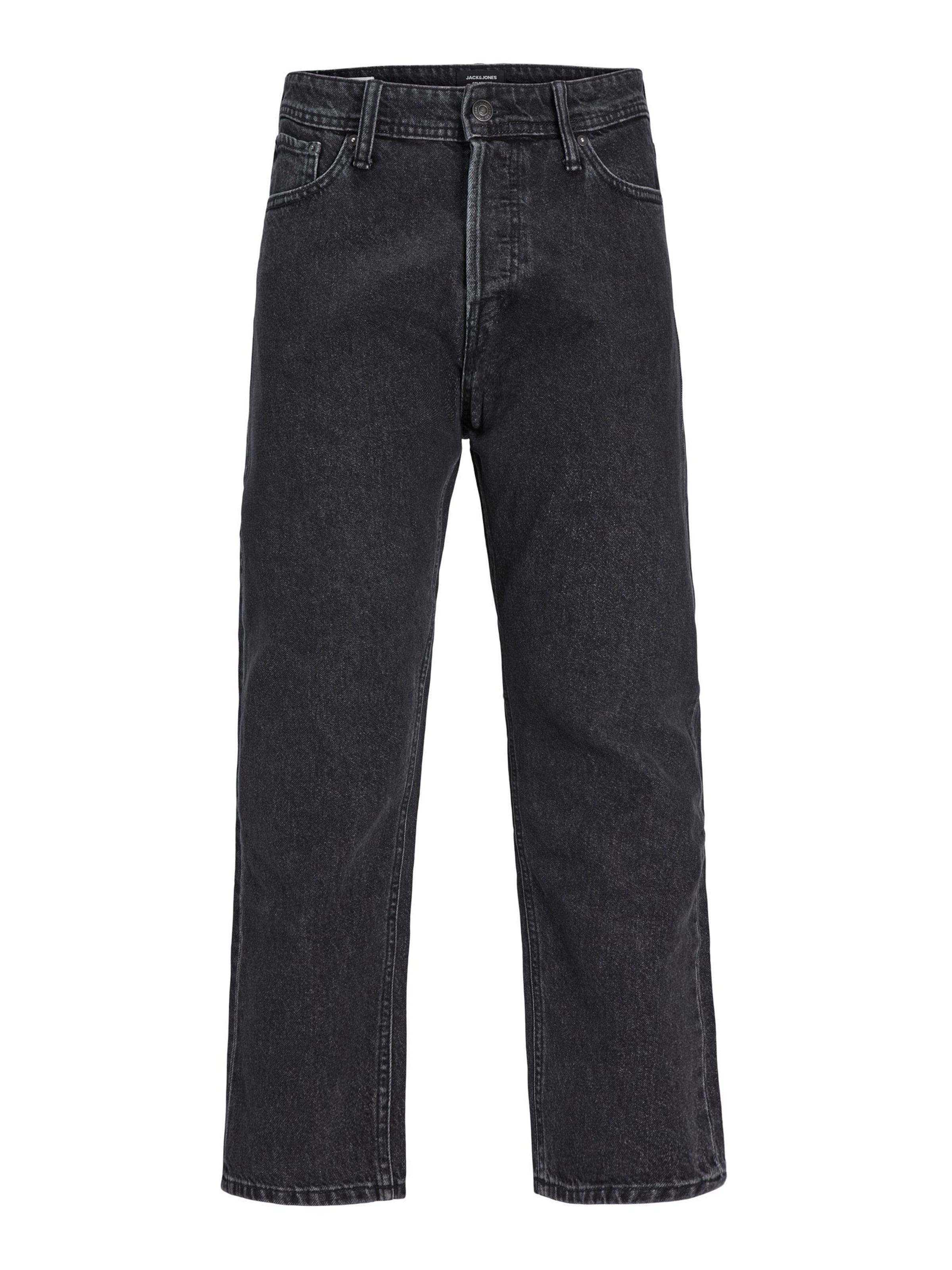 Baggy Jean 'JJIAlex JJOriginal' Jack & Jones Junior en noir : devant