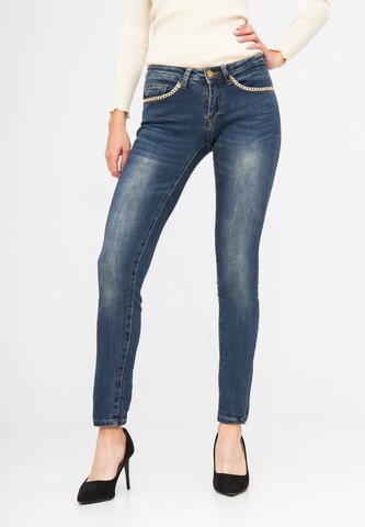 TOOche Skinny Jeans in Blau: Vorderseite