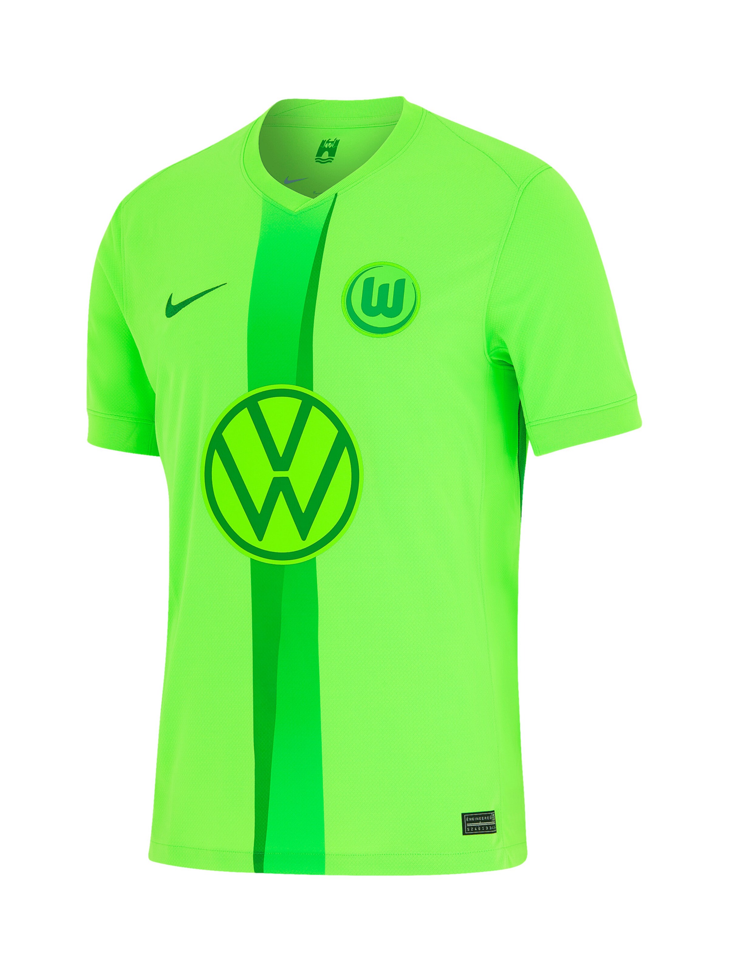 NIKE Trikot 'VfL Wolfsburg 2024/2025' in Grün: Vorderseite