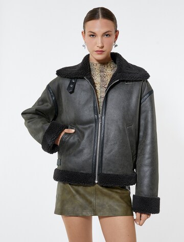 Koton Winter Jacket in Green: front