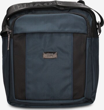 Borsa a tracolla 'Borsa a Tracolla Uomo Vegan Leather con Zip' di Coveri Collection in blu: frontale