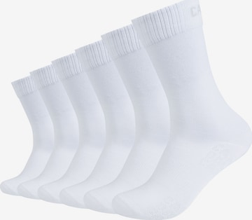 CAMP DAVID Athletic Socks in White: front
