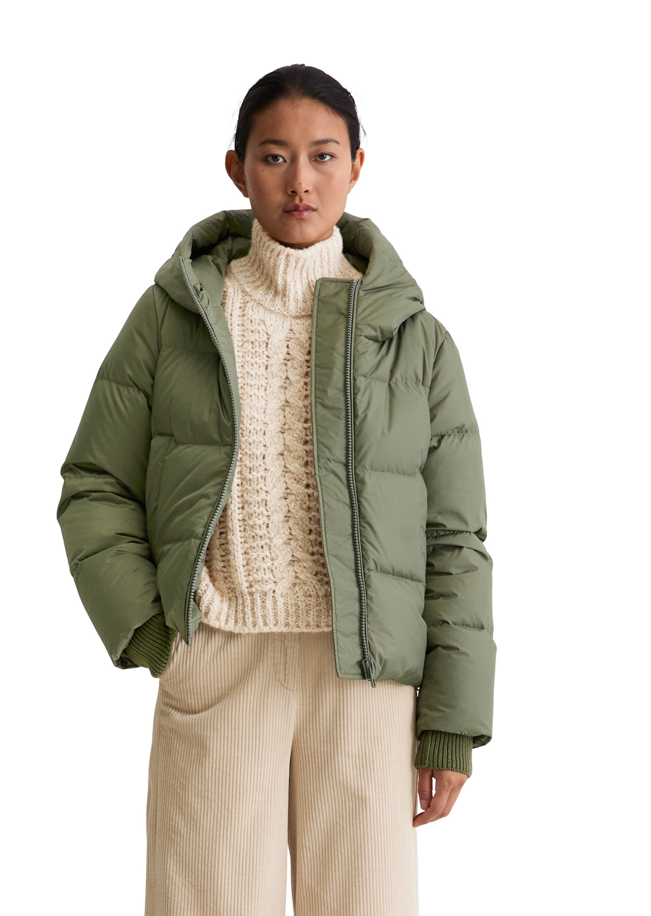 Marc O'Polo - Chaqueta de invierno en verde: frente