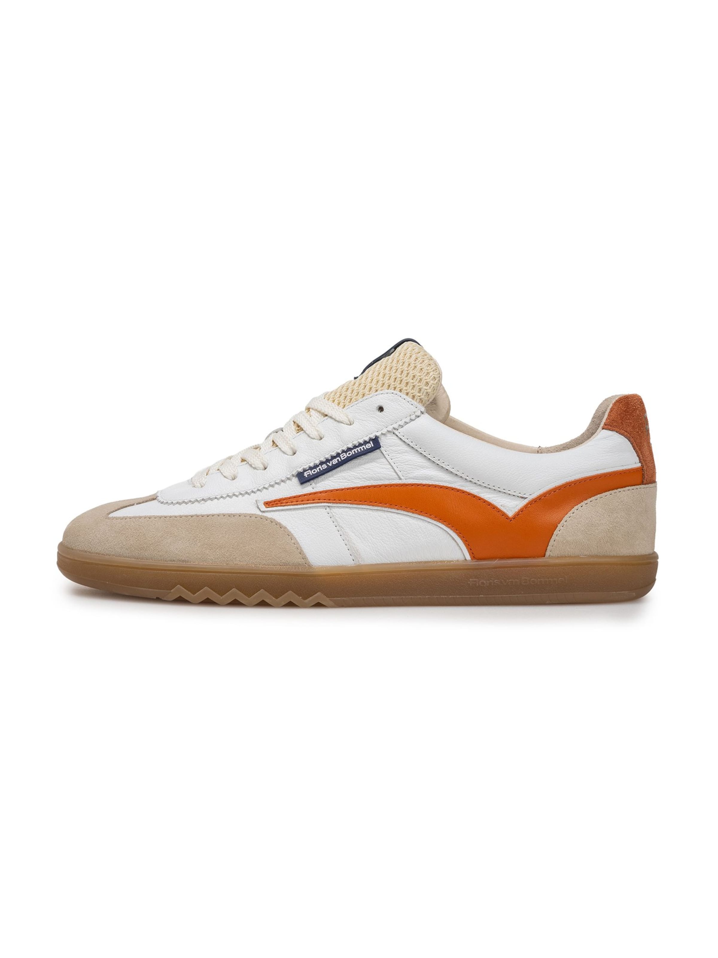Sneaker bassa 'DE Zaler 01' di Floris van Bommel in bianco: frontale