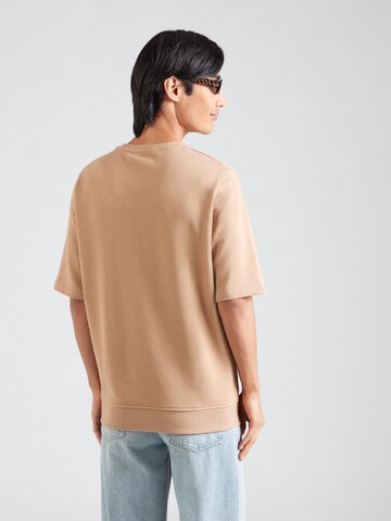 Karl Lagerfeld Μπλούζα φούτερ σε μπεζ: πίσω