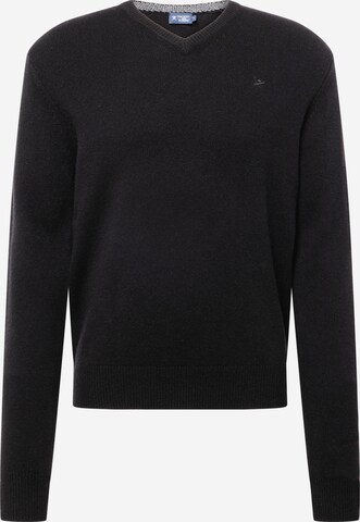 Hackett London Sweater in Black: front