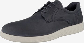 ECCO Athletic Lace-Up Shoes in Blue: front