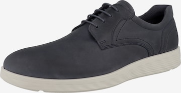 ECCO Lace-Up Shoes in Blue: front