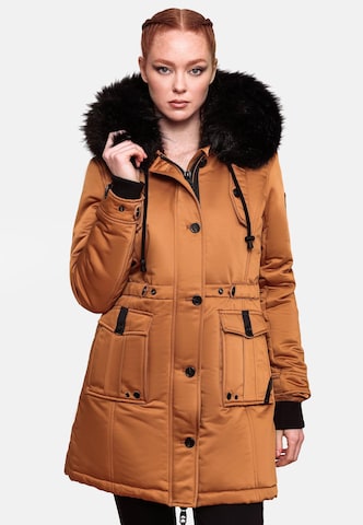 Parka d’hiver 'Luluna' NAVAHOO en marron : devant