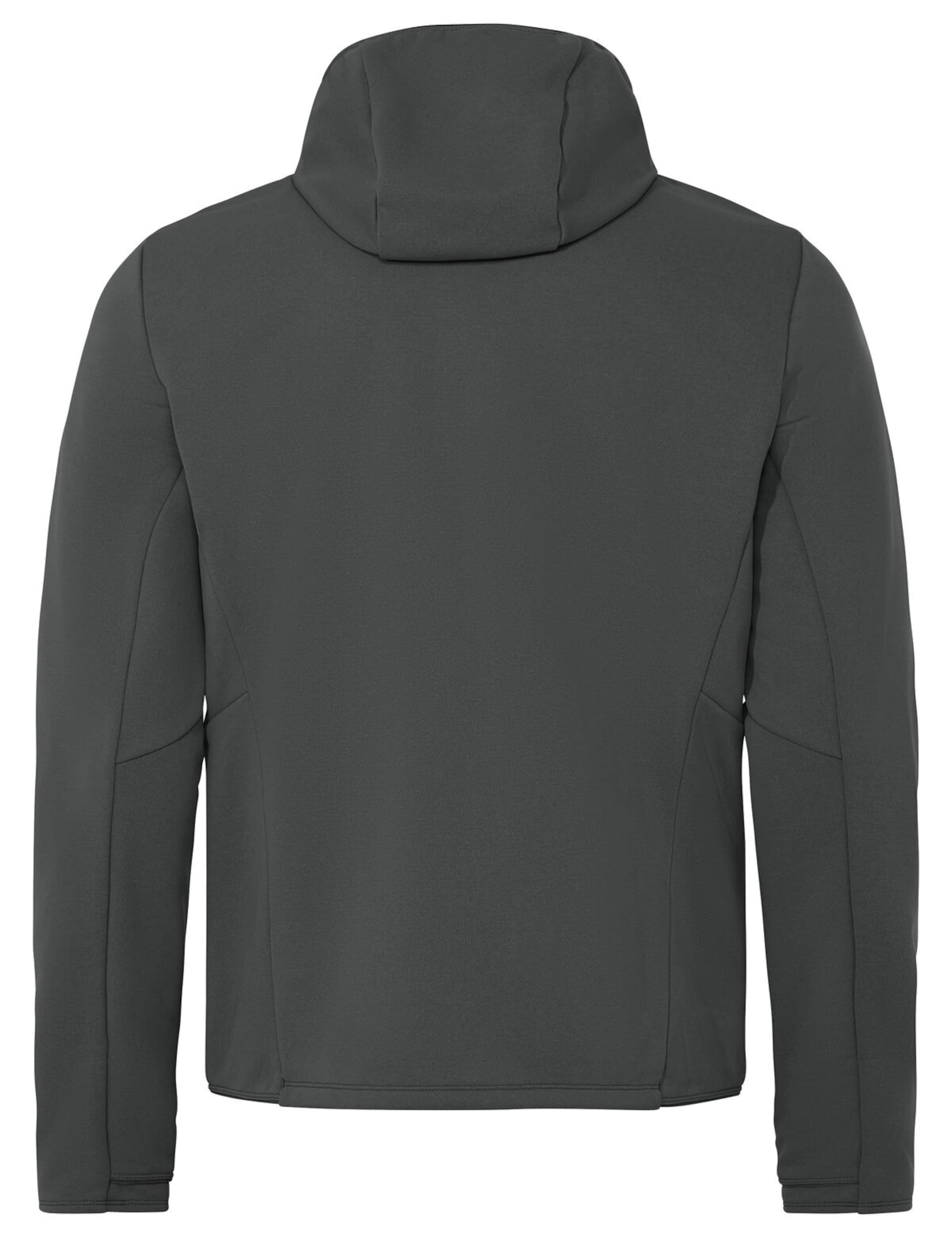 VAUDE Athletic fleece jacket 'Monviso III' in Grey