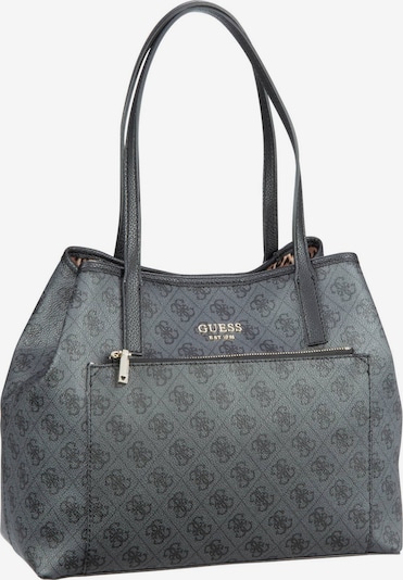 GUESS Shopper torba ' Vikky' u tamo siva / crna, Pregled proizvoda