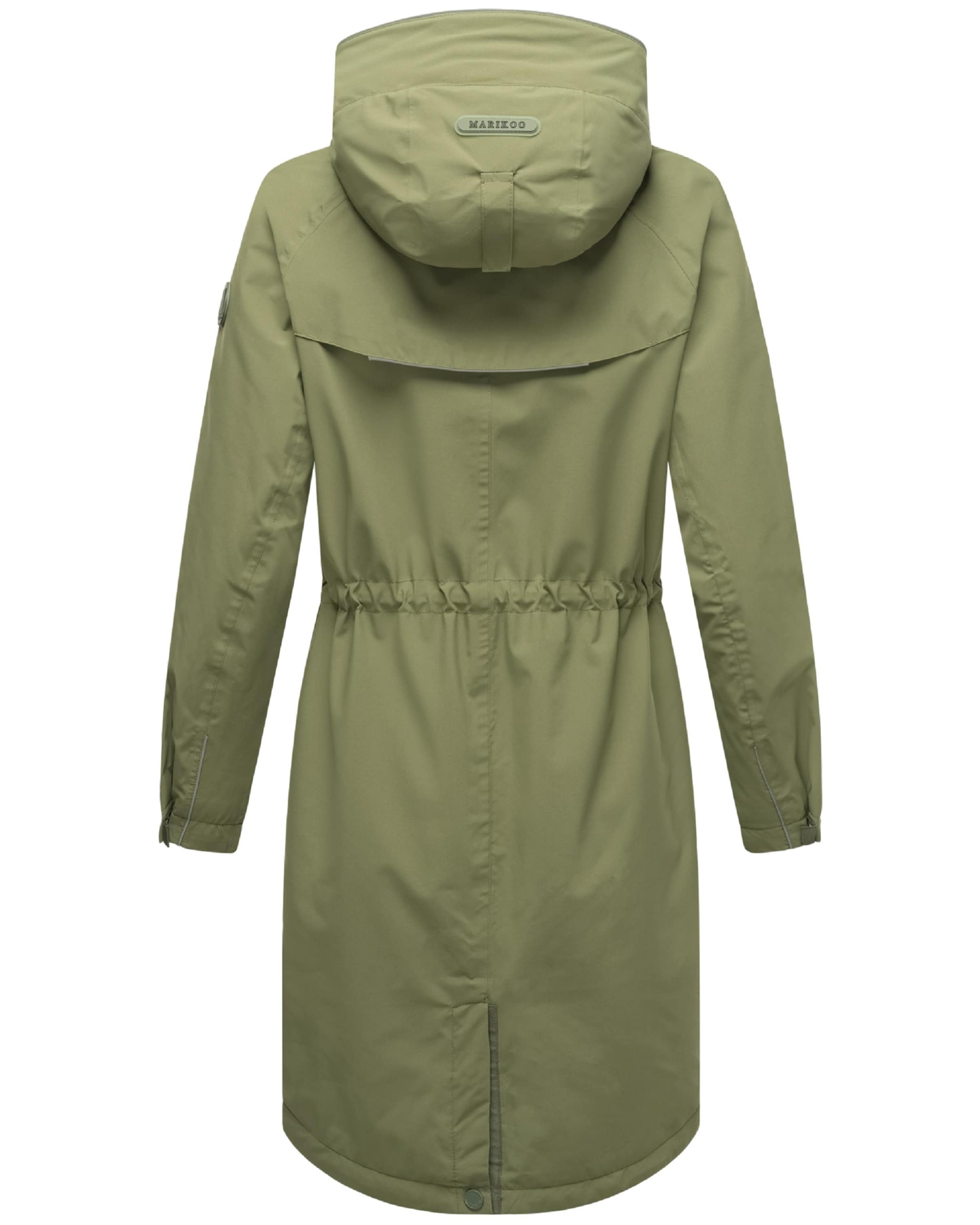 MARIKOO Kevad-sügismantel 'Megumii 16', värv roheline