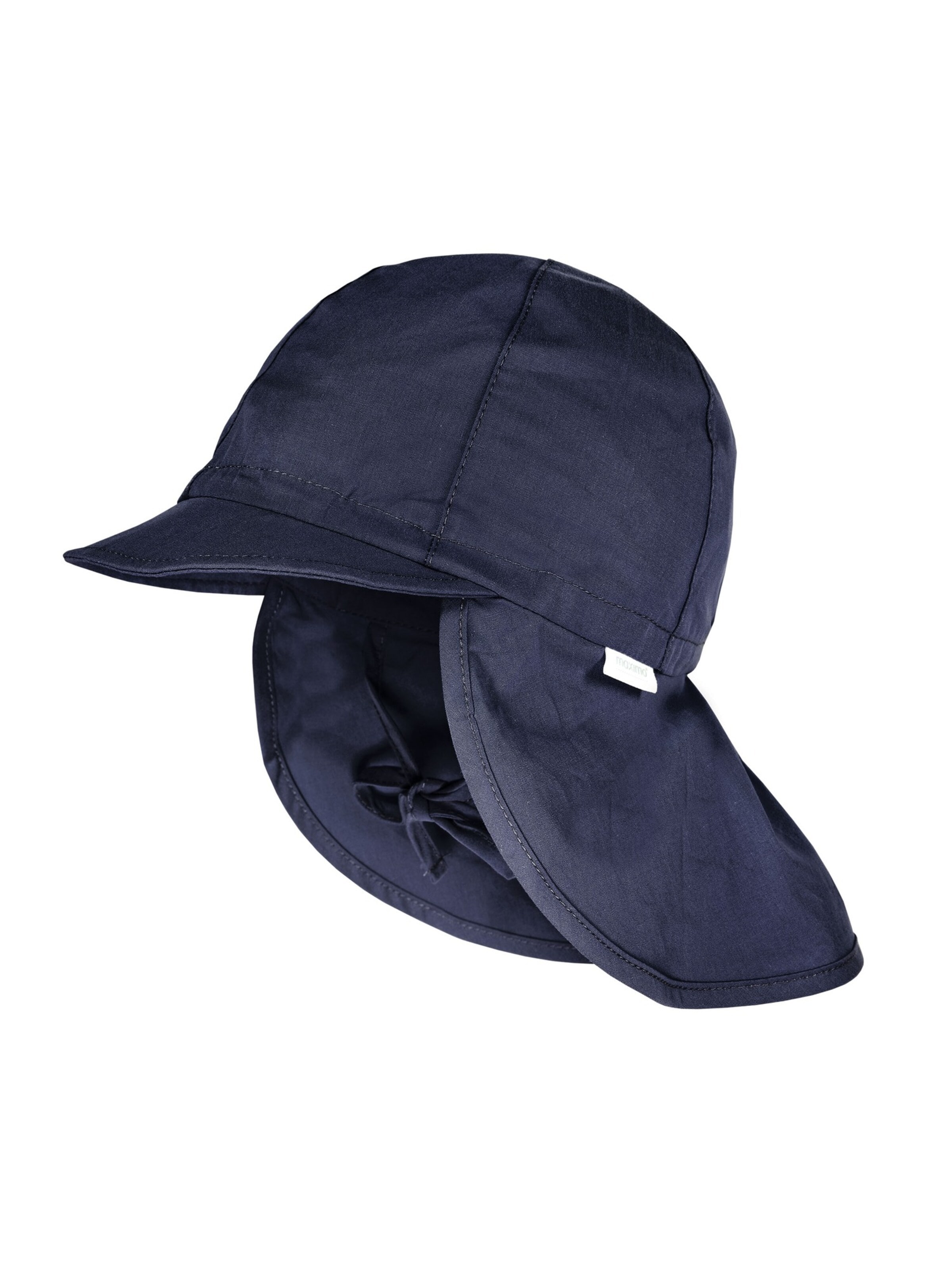 MAXIMO Beanie 'MINI BOY-Schildmütze Nackenschutz, UV' in Blue: front