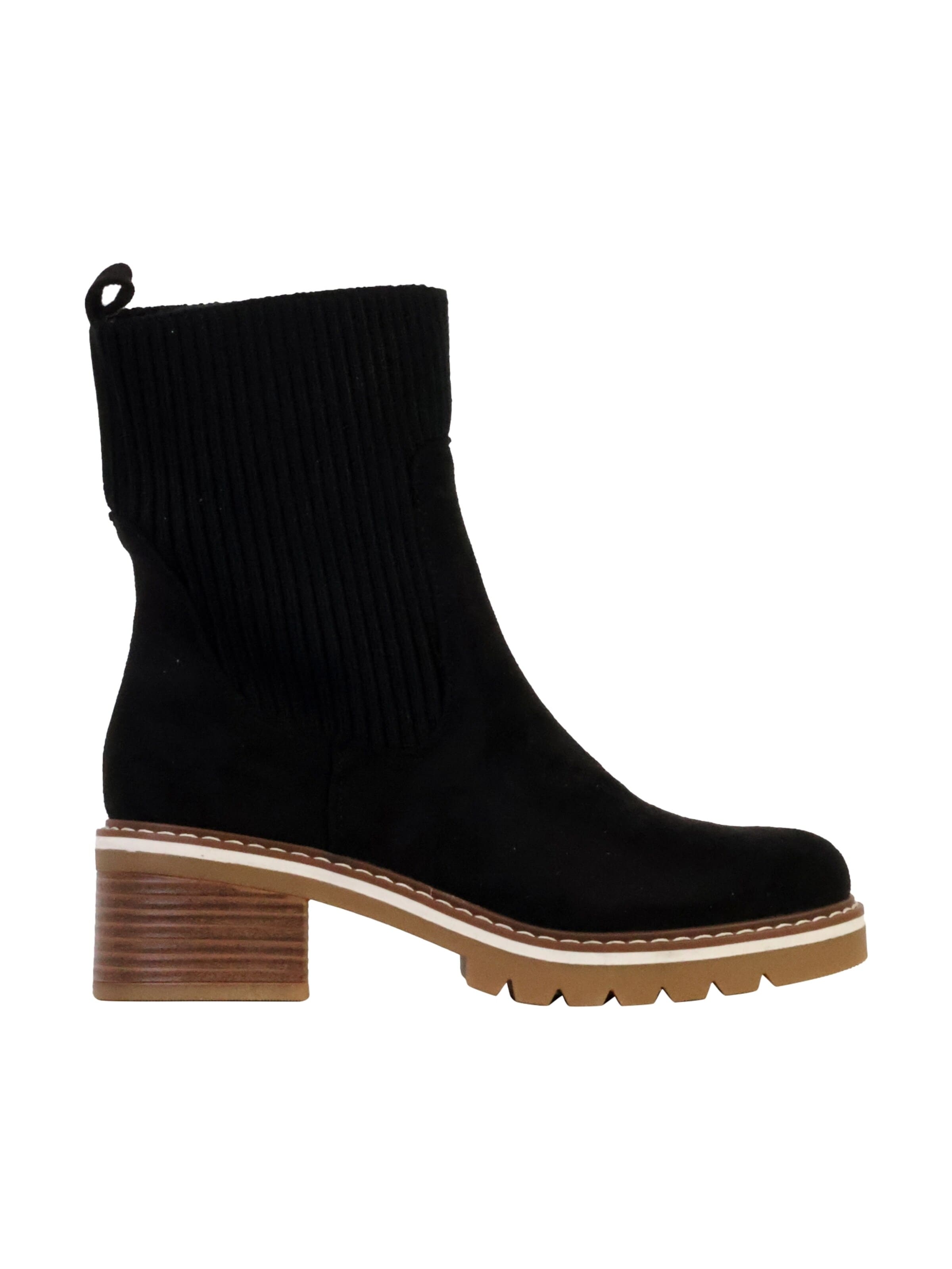 Bottines 'Stiefeletten zum Hineinschlüpfen' The Divine Factory en noir