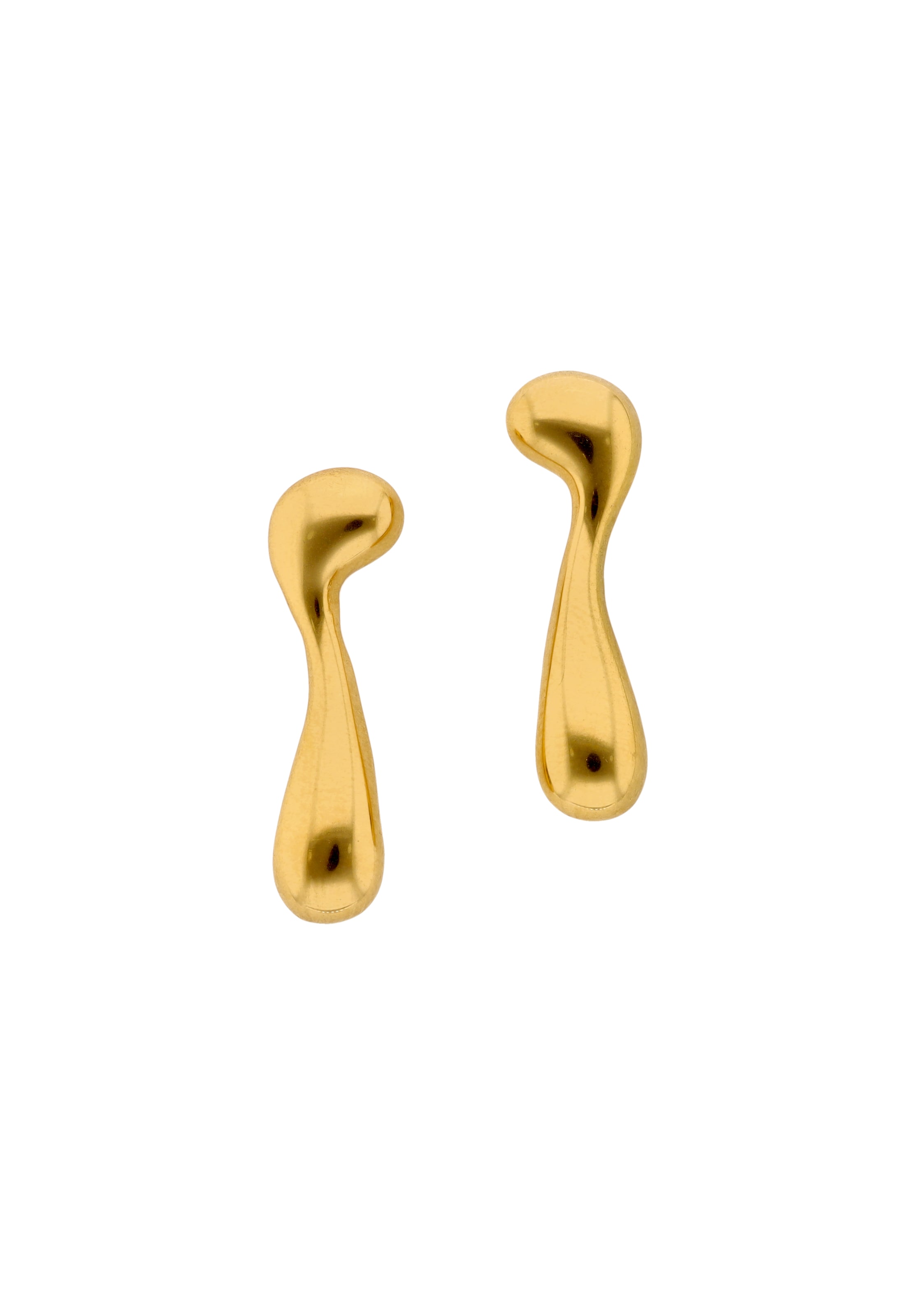 usha WHITE LABEL Boucles d'oreilles en or, Vue avec produit