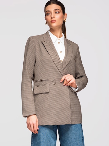 Ombre Blazers in Bruin: voorkant
