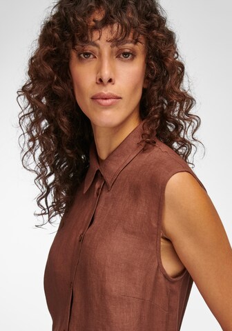 Peter Hahn Shirt Dress in Brown