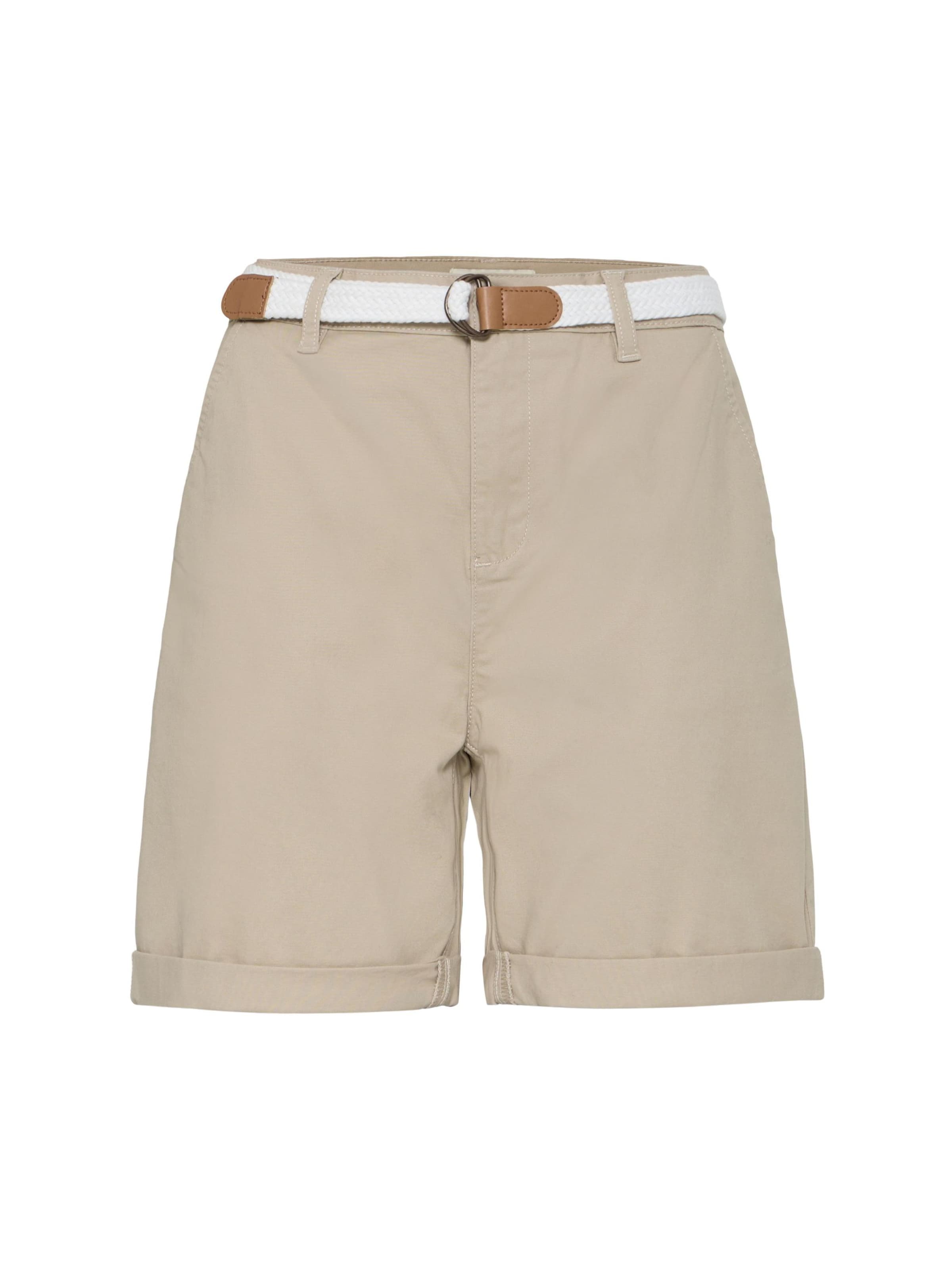 Oxmo Chinoshorts inkl. Gürtel in beige / taupe, Produktansicht