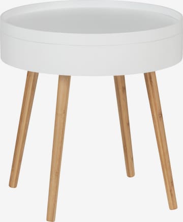 Wenko Side Table 'Finja' in White: front
