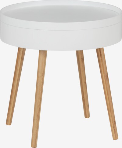 Wenko Side Table 'Finja' in Light brown / White, Item view