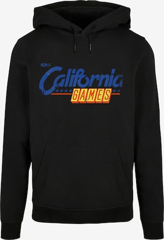 F4NT4STIC Sweatshirt 'Retro Gaming California GAMES LOGO' in Schwarz: predná strana