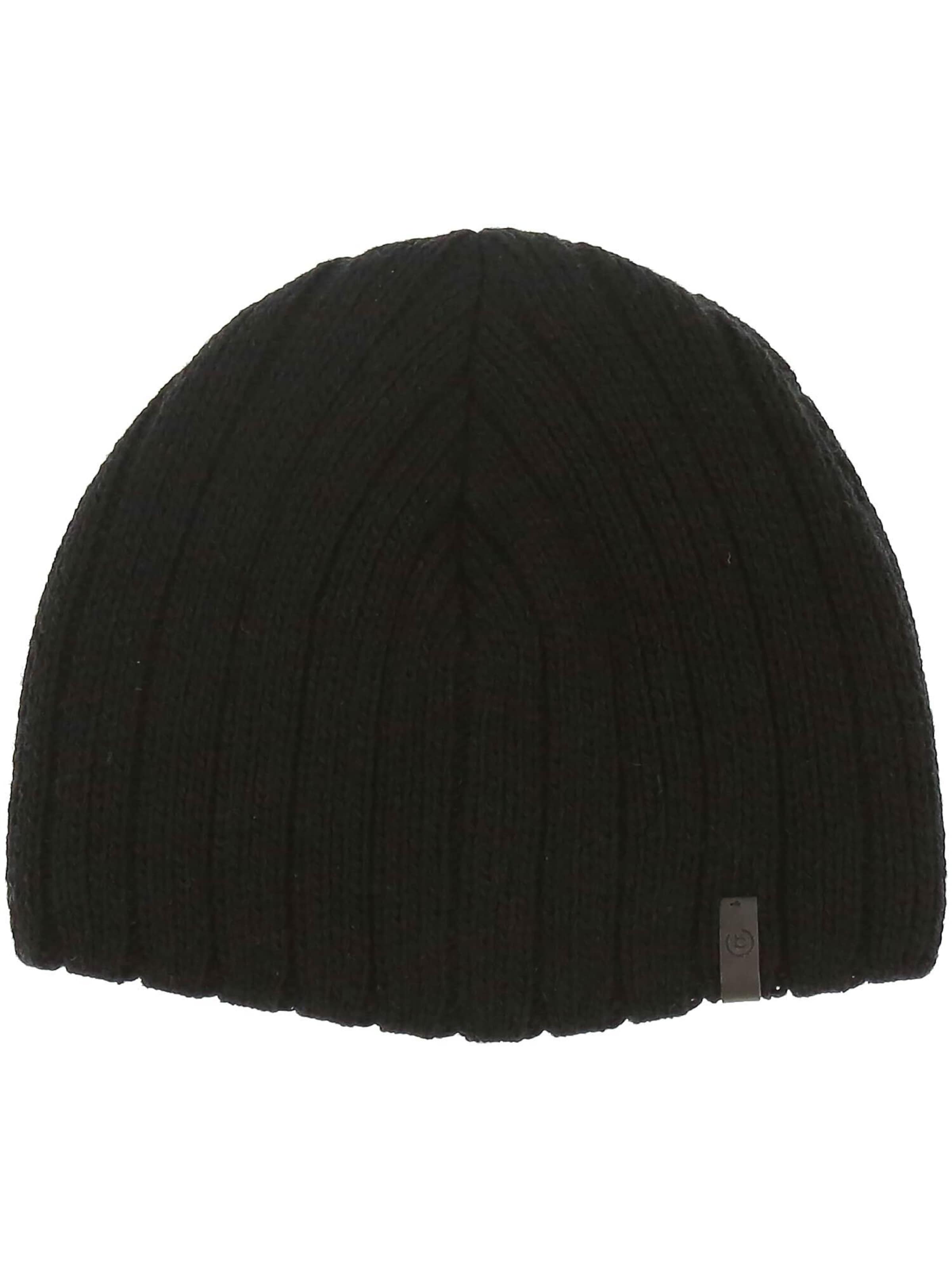 bugatti Beanie in Black: front