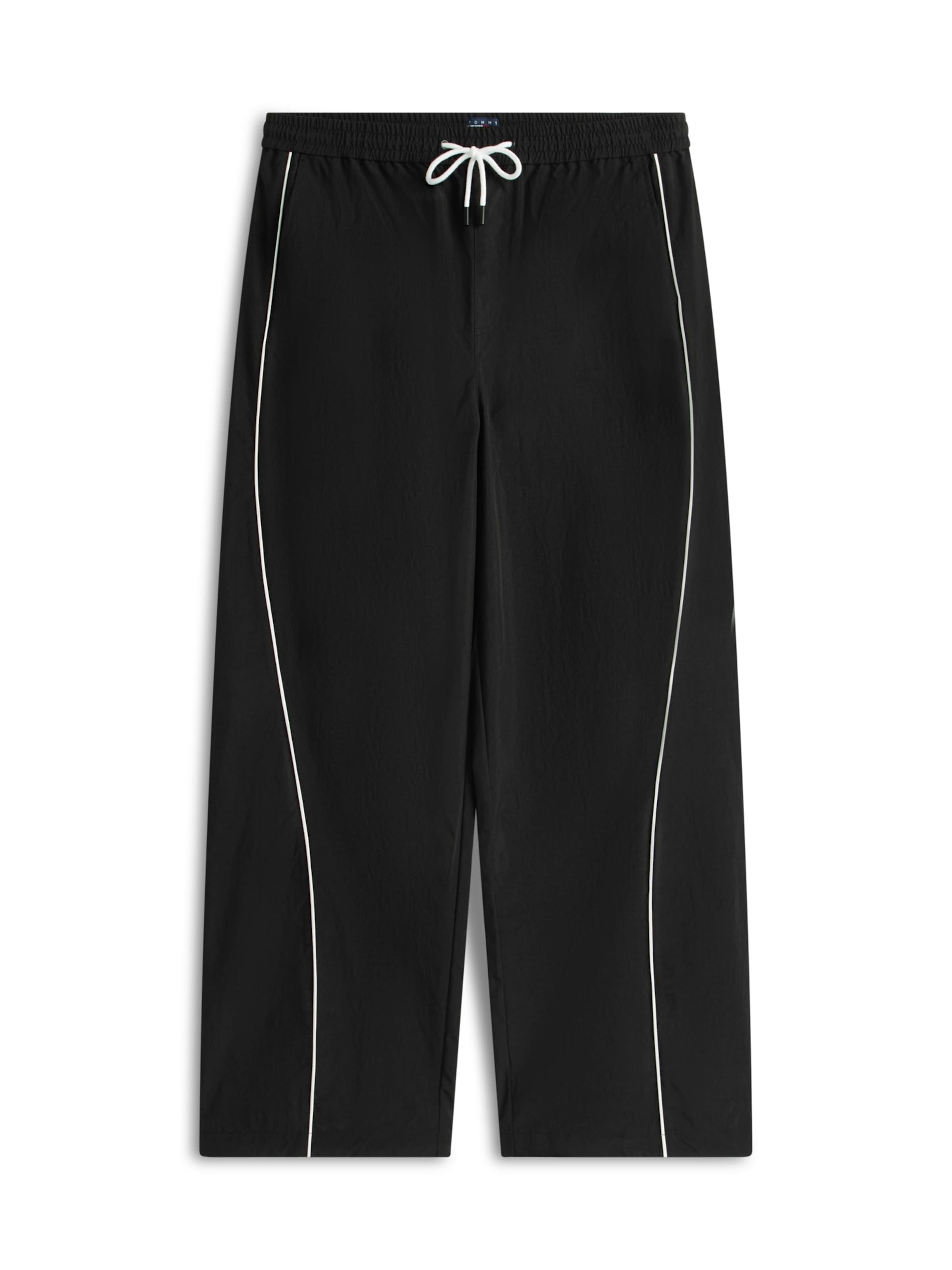 Tommy Jeans Baggy Παντελόνι 'THEO' σε μαύρο: μπροστά