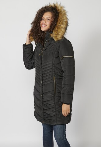 KOROSHI Winterparka in Schwarz