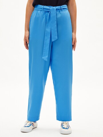 ARMEDANGELS Loosefit Hose SAAMERA in Blau: Vorderseite